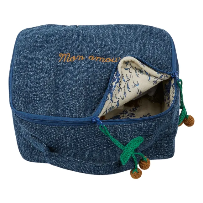 Petite valise de rangement | Denim
