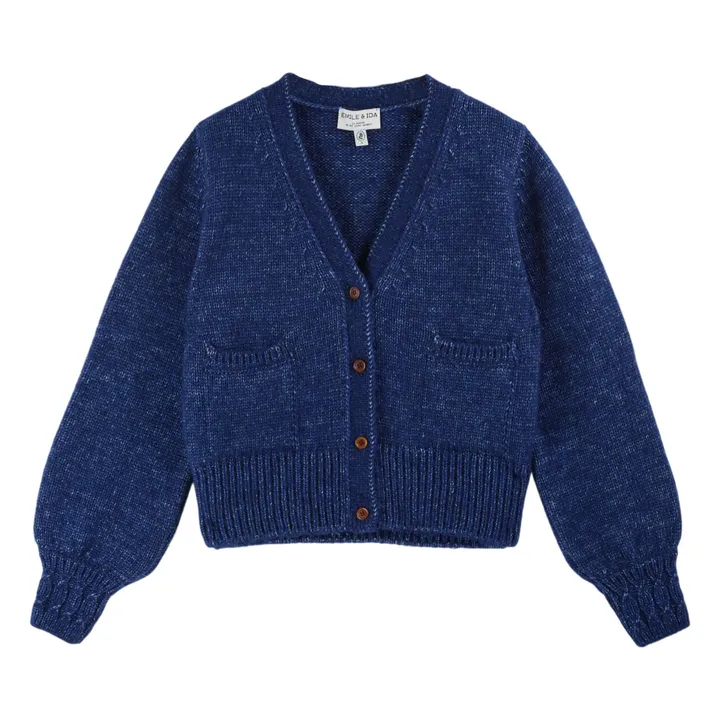 Cora Extra Fine Merino Wool Vest | Royal blue- Product image n°0