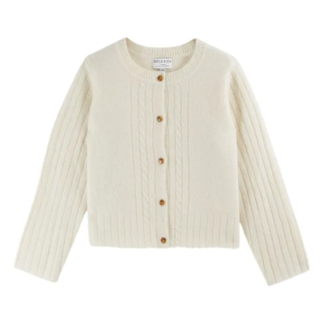 Cardigan Cold Alpaga | Crème