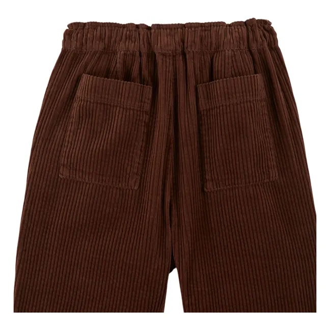 Pantalon Clark Velours Côtelé | Marron