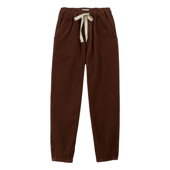 Pantalon Clark Velours Côtelé | Marron