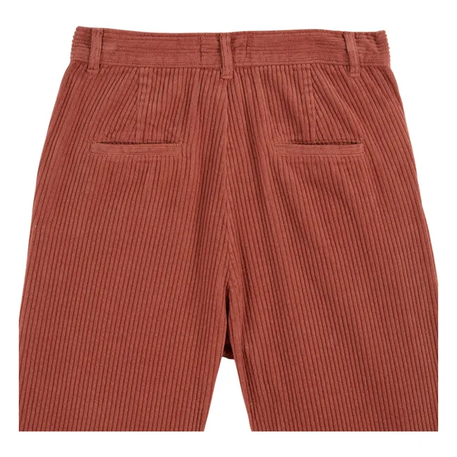 Pantalon Canelle Velours | Brique