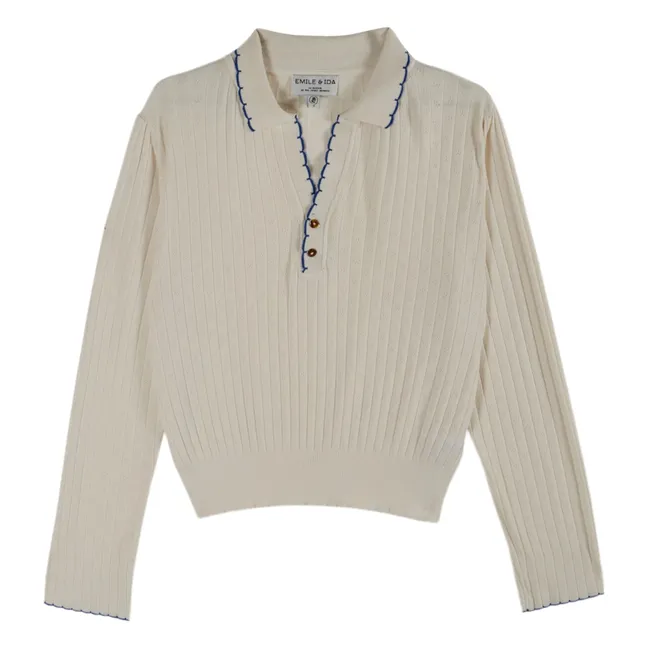 Pull Polo Cyrano | Crème