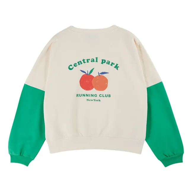 Sudadera Cody Central Park Algodón orgánico | Crema