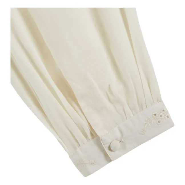 Blouse Charline Brodée | Crème