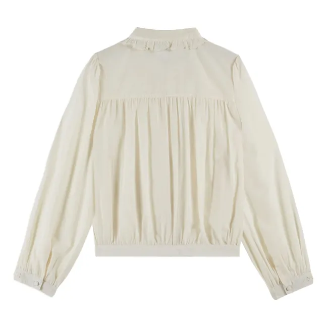 Blouse Charline Brodée | Crème
