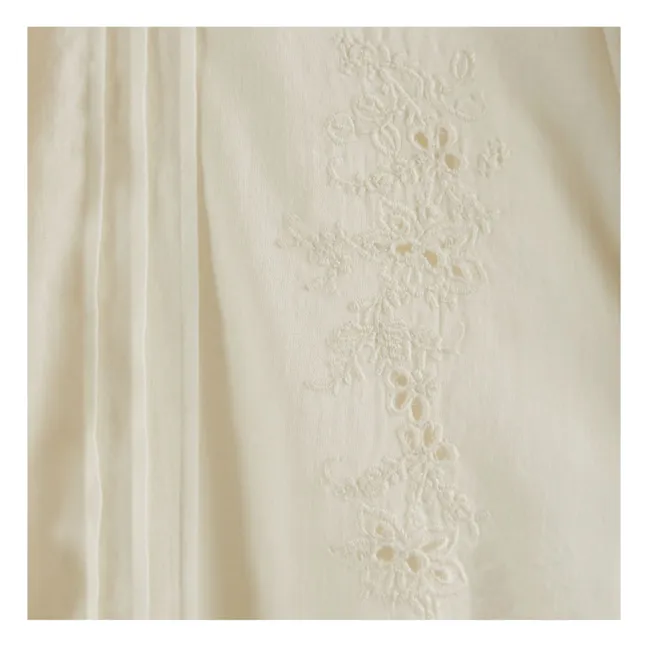 Blouse Charline Brodée | Crème