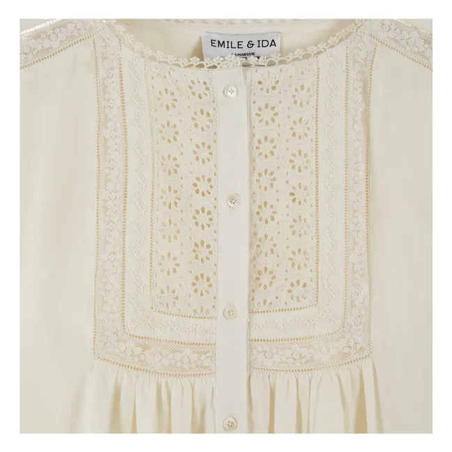 Blouse Caitlyn Dentelle | Crème