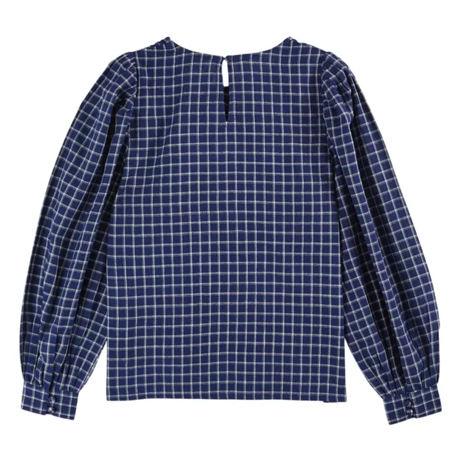 Blouse Christia Gramercy Carreaux | Bleu