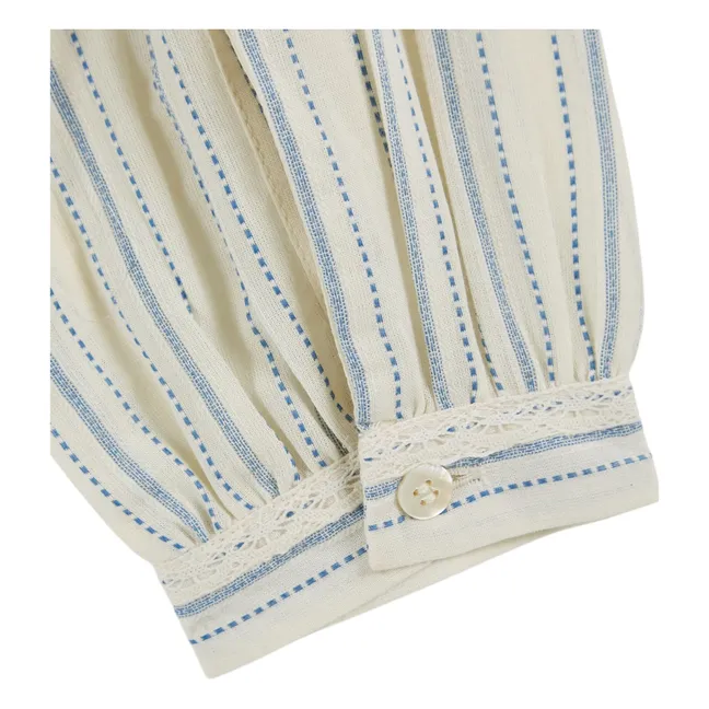 Blouse Cyrielle Rayée | Ecru