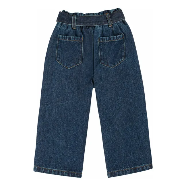 Jean Large Ceinture | Bleu