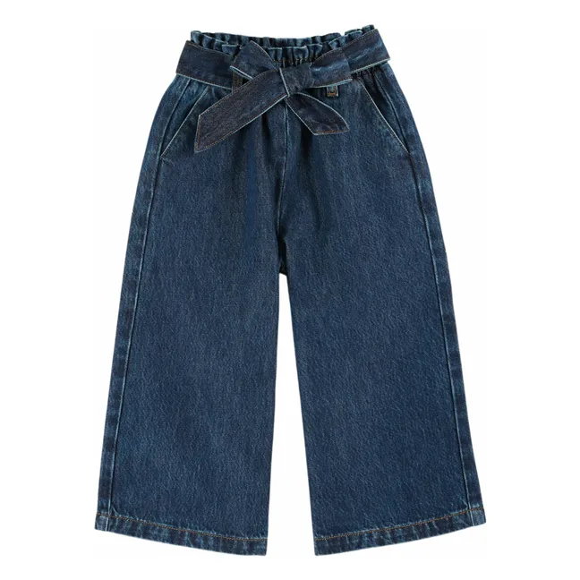 Jean Large Ceinture | Bleu