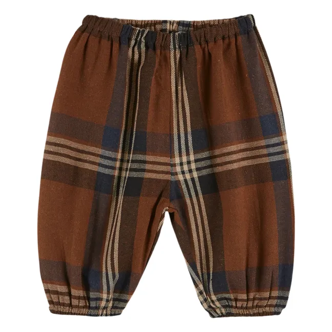 Pantalones de franela Carreaux | Marrón