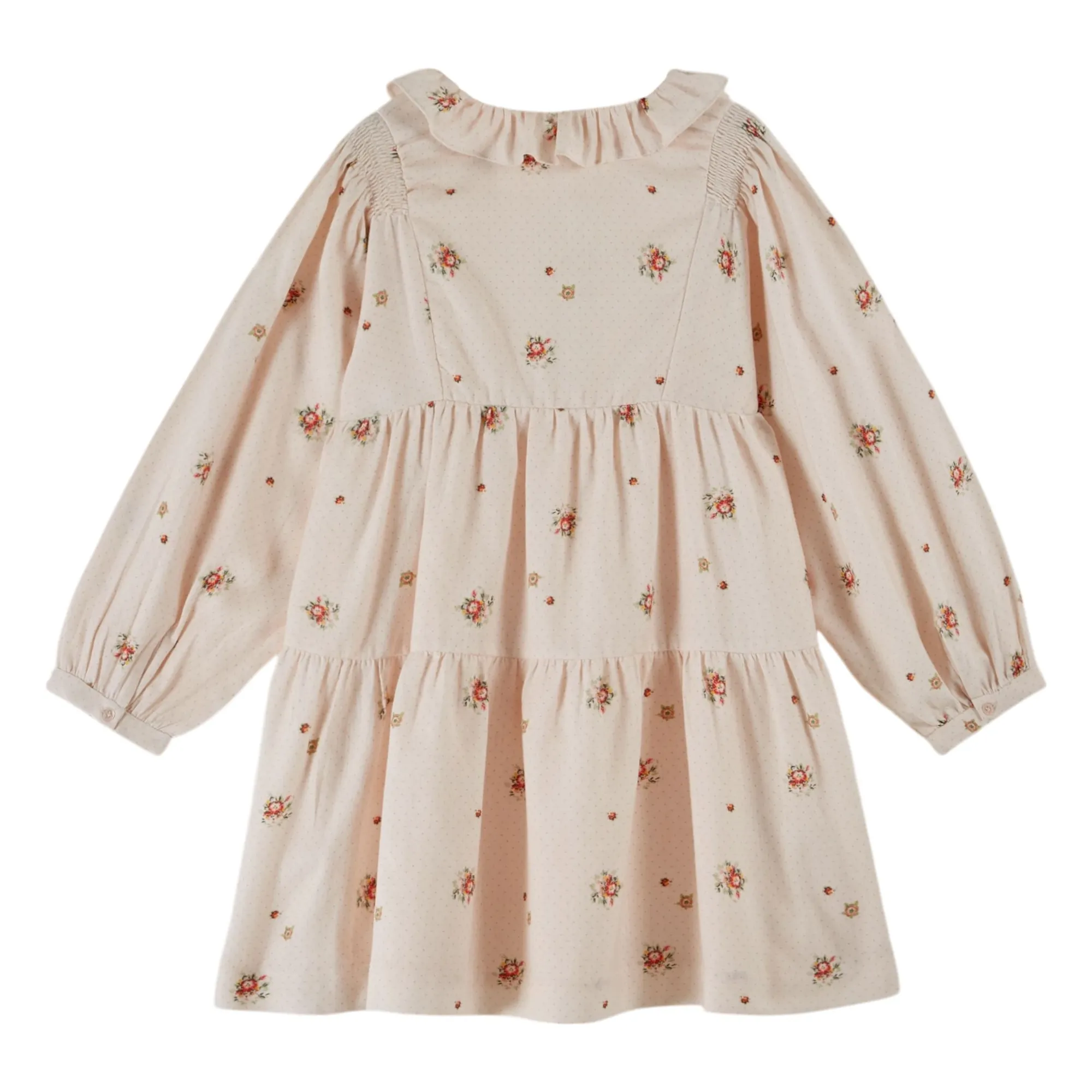 Emile Et Ida Ecru Eglantine Dress