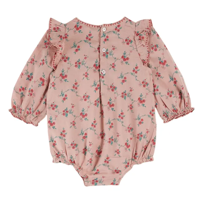Pelele floral | Rosa