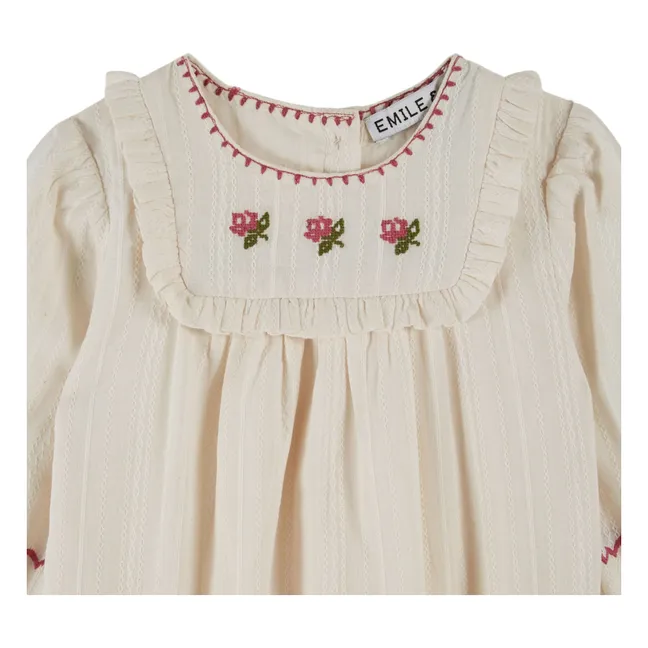 Rosebud romper | Cream