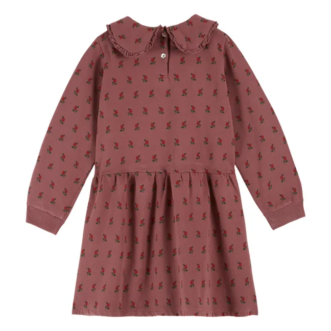 Vestido polar floral de algodón orgánico | Violine