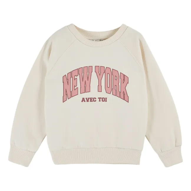 Sweat New York Coton Bio | Crème