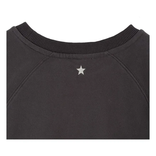 Sweat New York Coton Bio | Gris anthracite