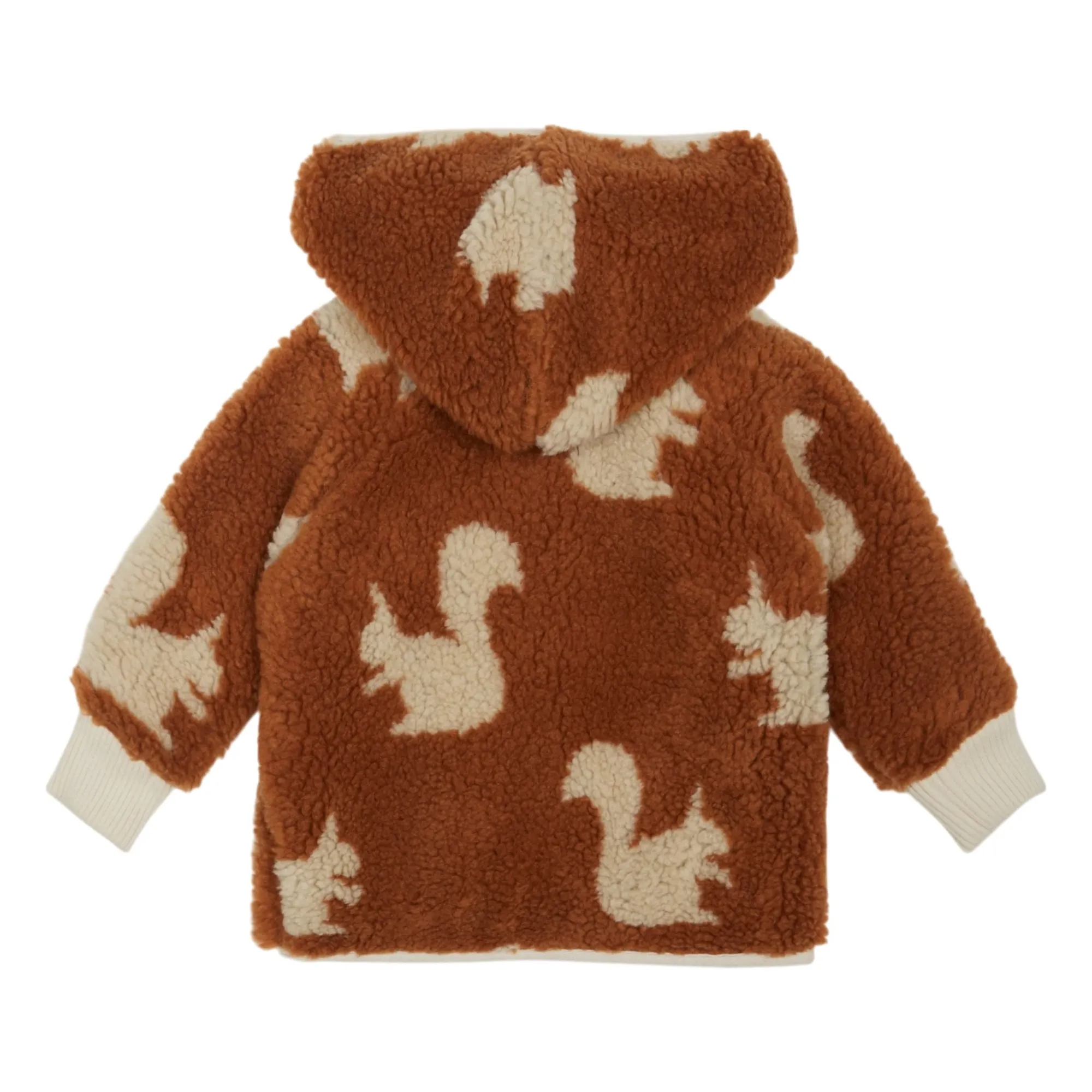 Emile et Ida - Manteau Façon Sherpa Ecureuils Bébé (Emile et Ida) - Image 1