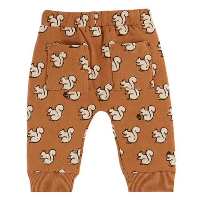 Jogger Ecureuils Coton Bio | Caramel