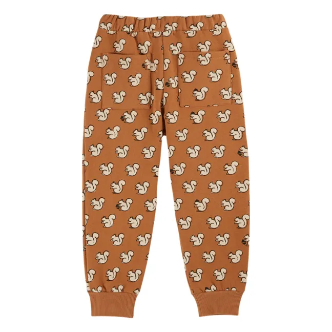 Jogger Ecureuils Coton Bio | Caramel
