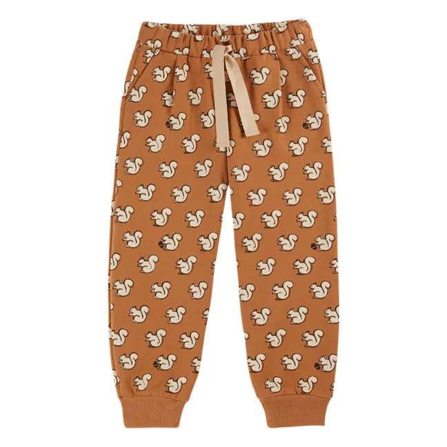 Jogger Ecureuils Coton Bio | Caramel