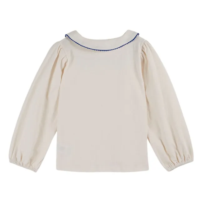 T-shirt Picote Coton Bio | Crème