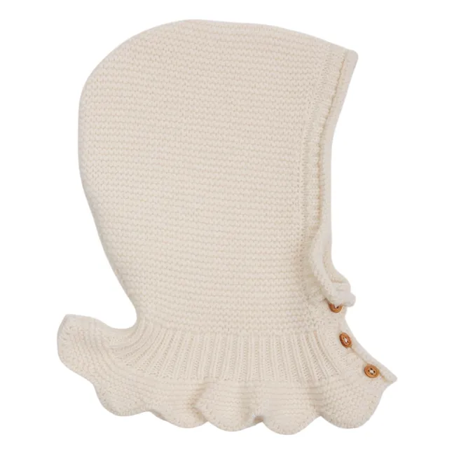 Cagoule Point Mousse | Ecru