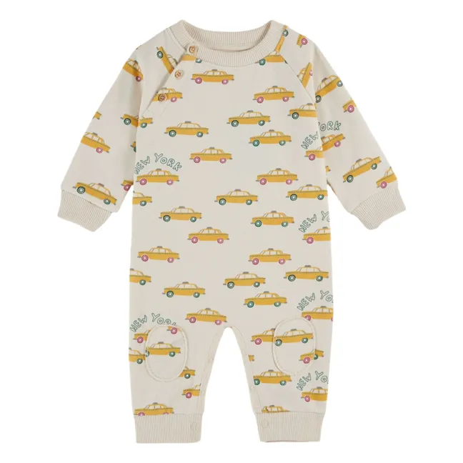 Combinaison Molleton Taxis Coton Bio | Ecru