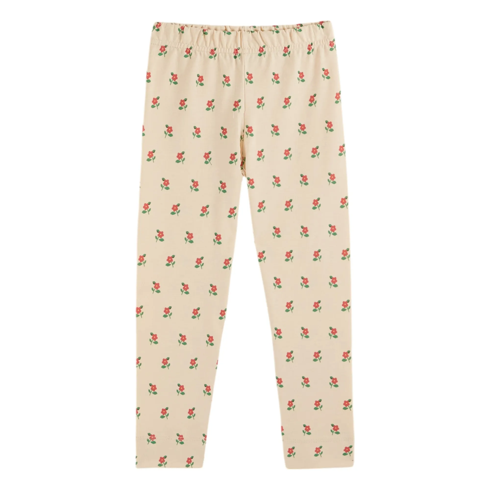 Emile Et Ida Beige Organic Cotton Legging