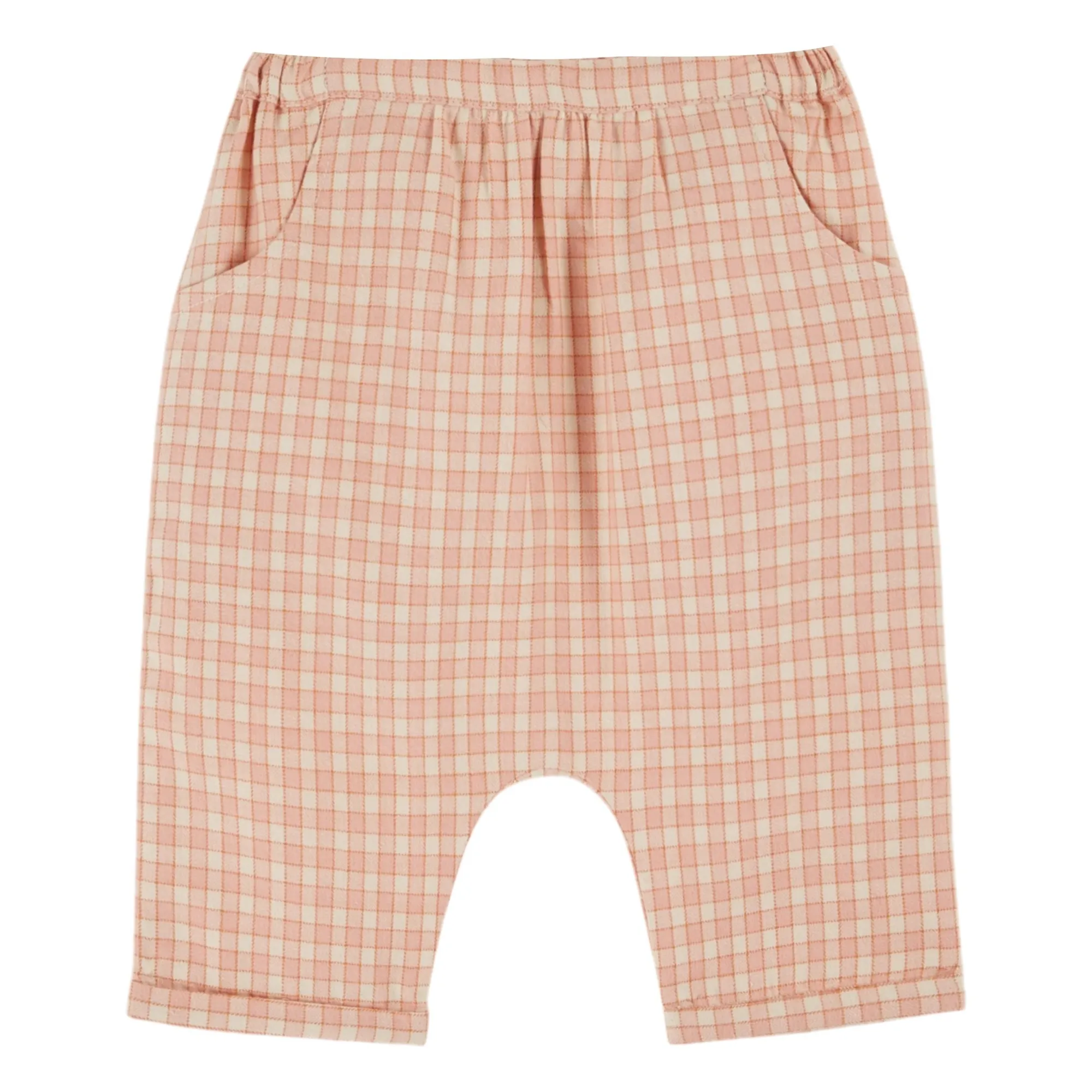 Emile Et Ida Pink Carreaux Pants