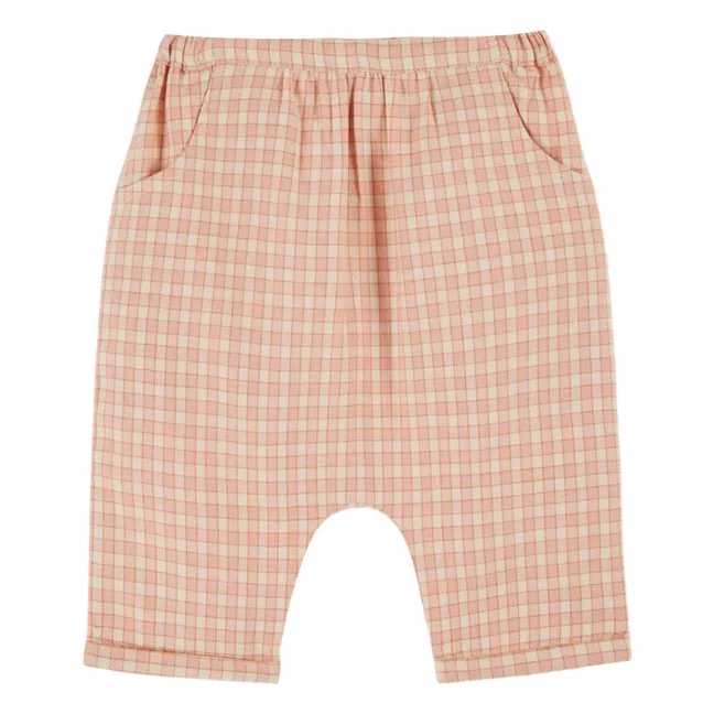 Pantalon Carreaux | Rose