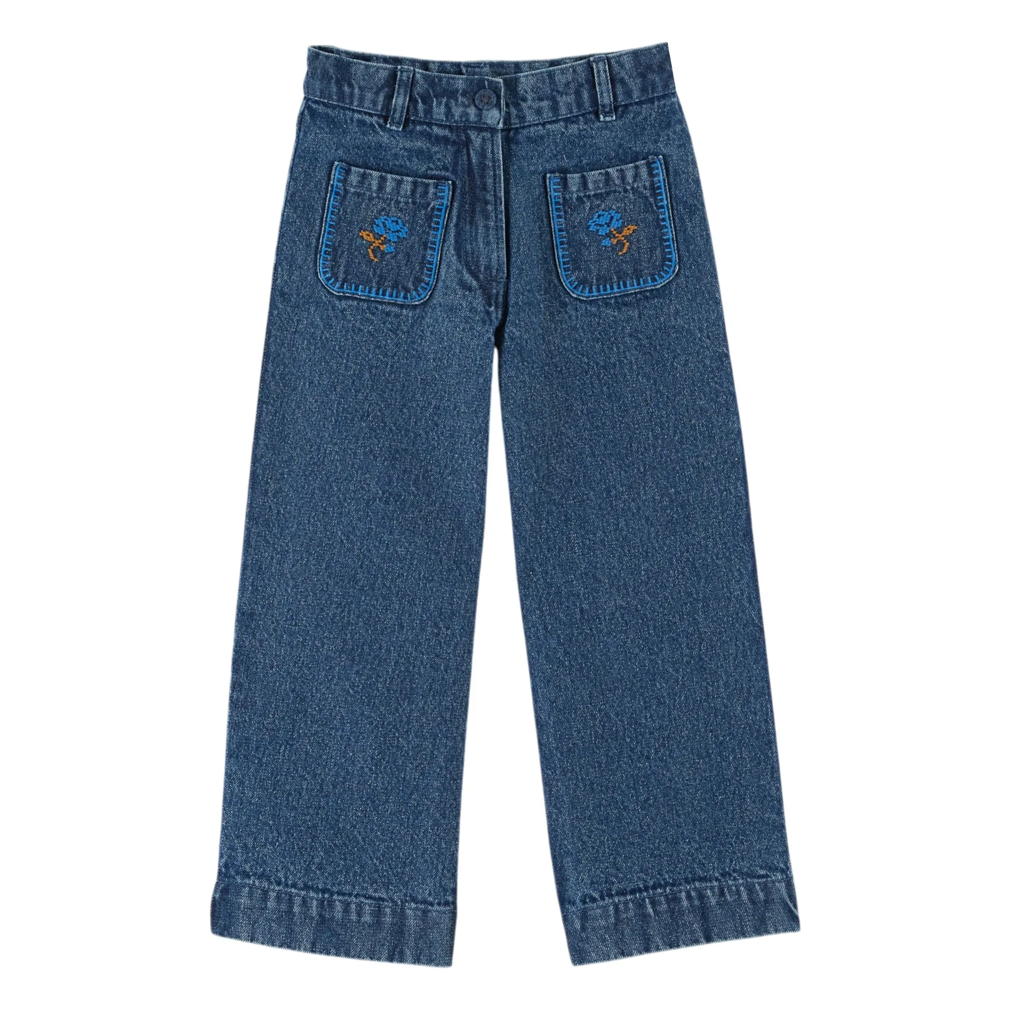 Emile Et Ida Blue Jean Brodé