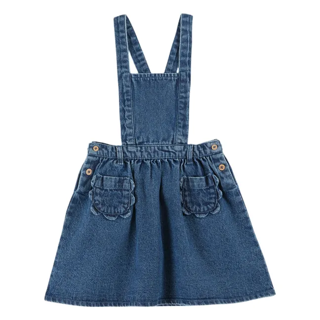 Vestido Delantal Jean | Azul