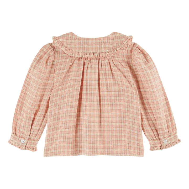 Blusa Escolar Cuello Lazo | Rosa- Imagen del producto n°1