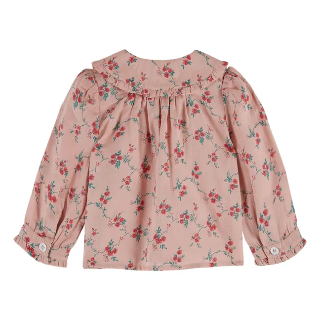 Blusa cuello nudo | Rosa