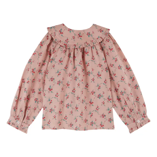 Blusa cuello nudo | Rosa
