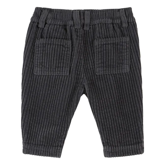 Pantalon Velours Côtelé | Gris anthracite