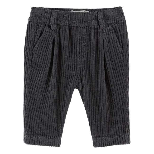 Pantalon Velours Côtelé | Gris anthracite