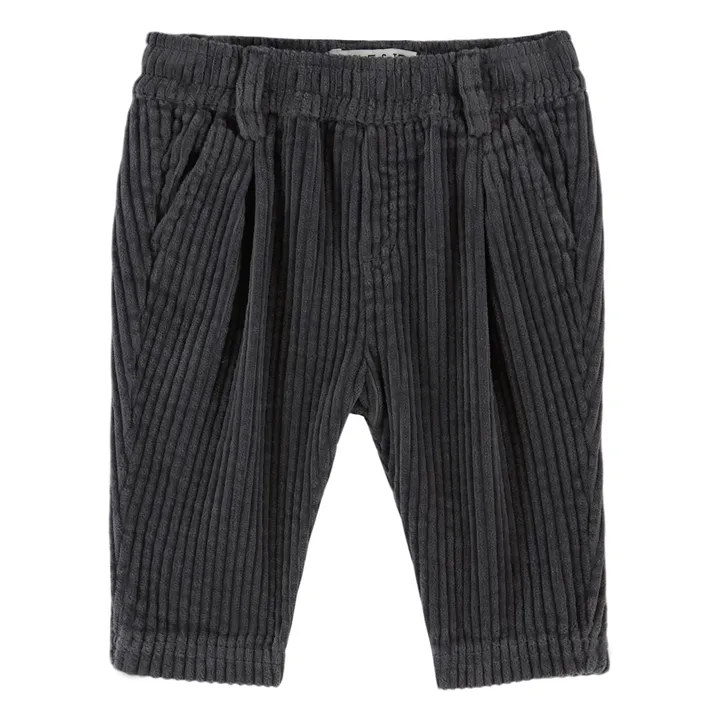 Pantalon Velours Côtelé | Gris anthracite- Image produit n°4