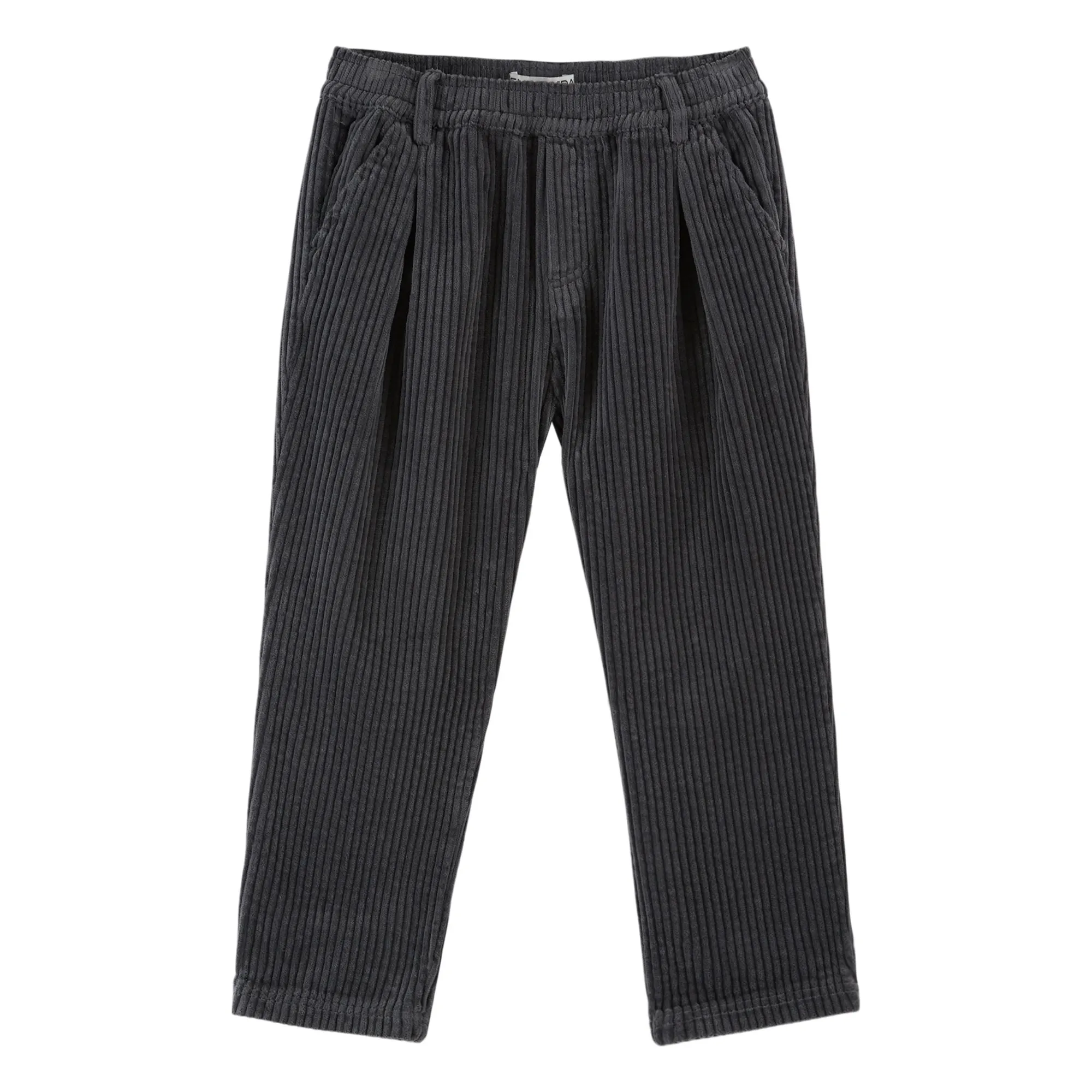 Emile Et Ida Charcoal Grey Corduroy Pants