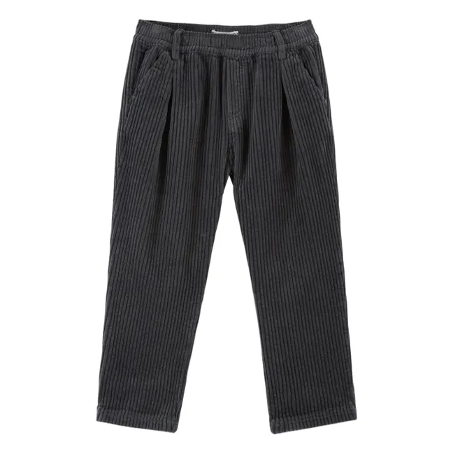 Pantalon Velours Côtelé | Gris anthracite