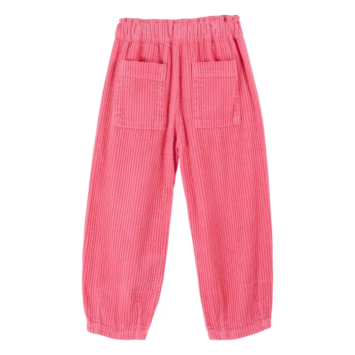 Pantalon Cordon Velours Côtelé | Rose bonbon- Image produit n°2