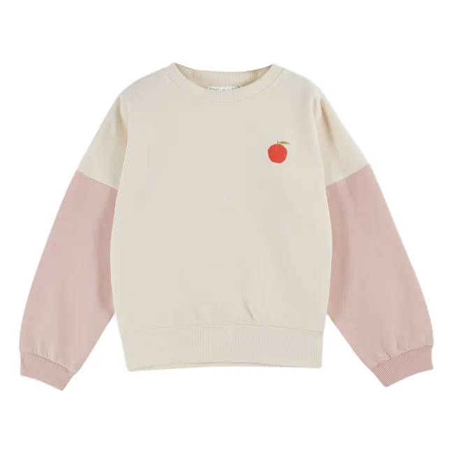 Sweat Molleton Coton Bio | Rose pâle