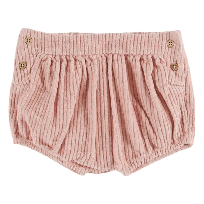 Bloomer Velours Côtelé | Rose pâle