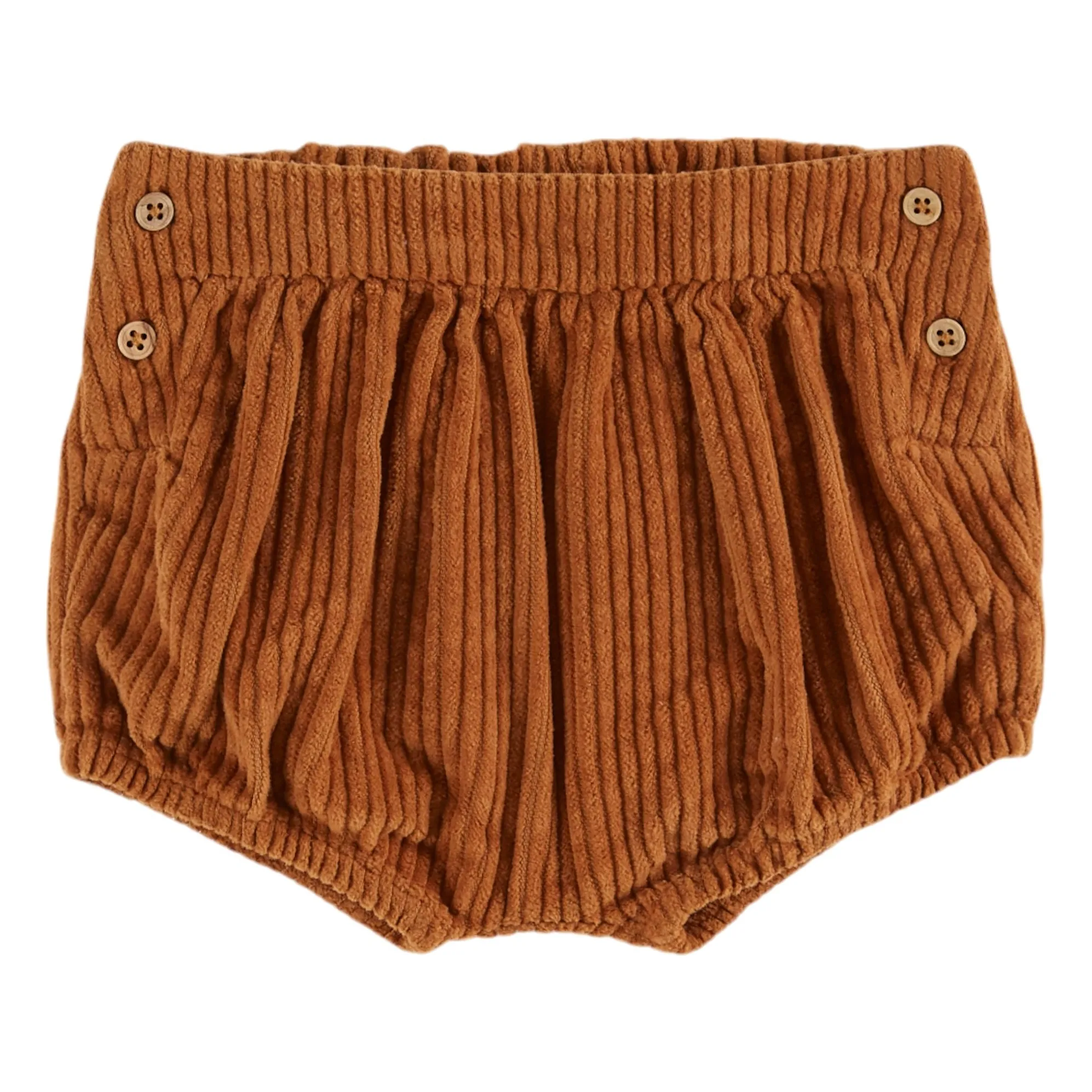 Emile Et Ida Caramel Ribbed Velvet Bloomer