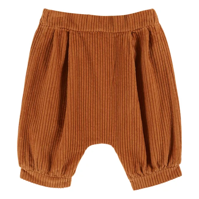 Sarouel Velours Côtelé | Caramel