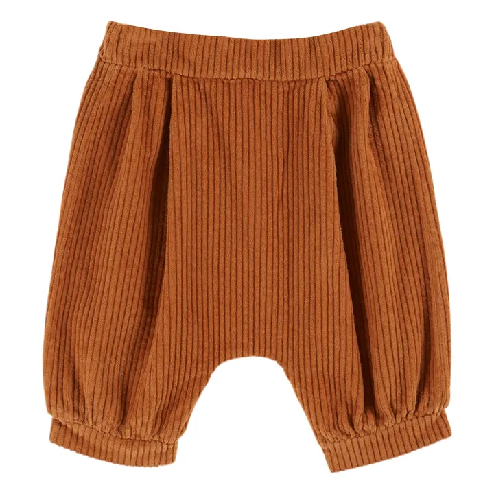 Sarouel Velours Côtelé | Caramel- Image produit n°0