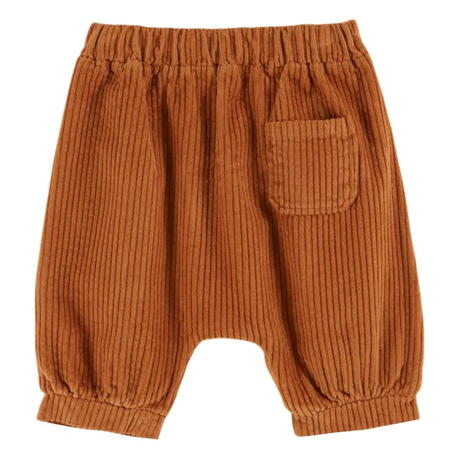 Sarouel Velours Côtelé | Caramel